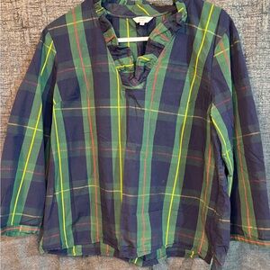 Crown & Ivy Multicolor Plaid Blouse
